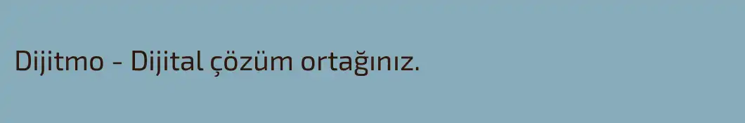 Dijitmo - Dijital çözüm ortağınız.